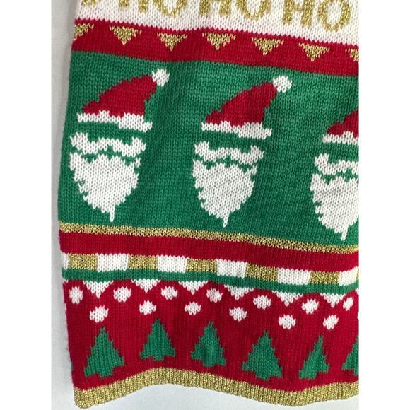 Major Super Christmas‎ Santa Claus Skirt Red Green Women's Small NWOT - Picture 4 of 7